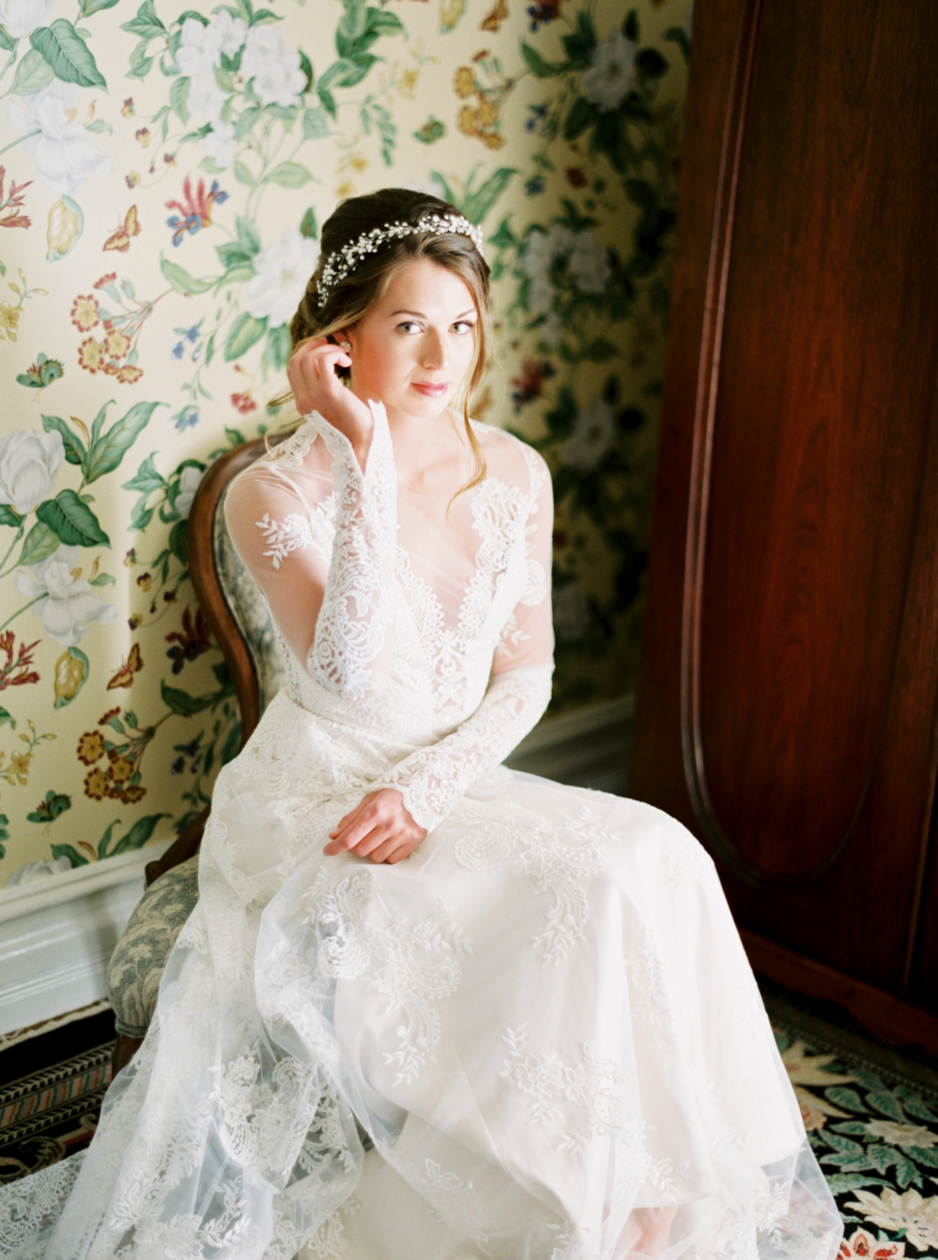 Melissa Blythe North Carolina & Palm Beach Fine Art Film Wedding Photographer - The Tryon Palace Wedding Photographer